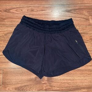 black lululemon athletica shorts